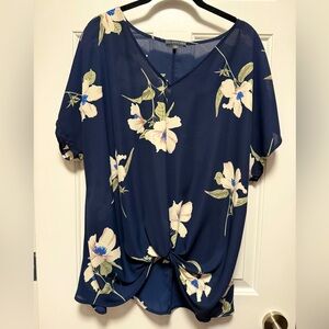 West Kei Floral Twist Top